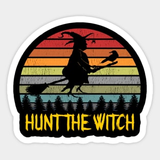 anti Trump halloween tshirt Sticker